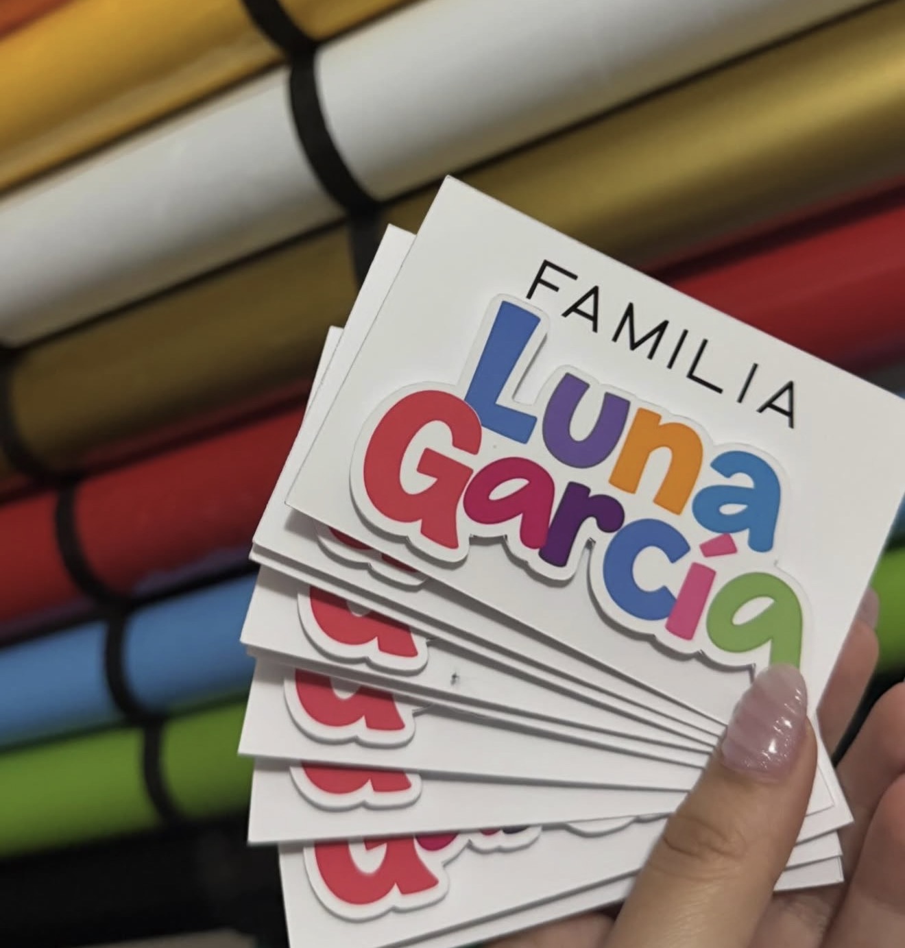 Tarjetas con Realce (3D) 